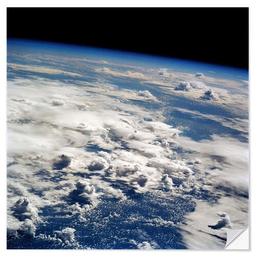 Sisustustarra Thunderstorms, space shuttle image