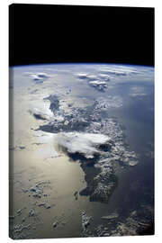 Stampa su tela  Hispaniola, ISS - NASA