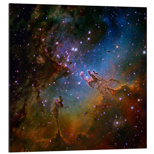 Aluminium print Eagle Nebula, optical image