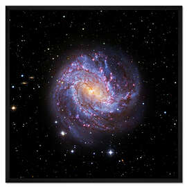Gerahmter Kunstdruck Messier 83, Hubble-Aufnahme