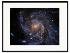 Gerahmter Kunstdruck Messier 101, Hubble-Aufnahme