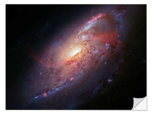 Vinilo para la pared Spiral galaxy M106