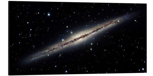 Aluminium print Spiral galaxy NGC 891, optical image