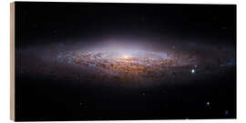 Wood print Spiral galaxy NGC 2683, Hubble image