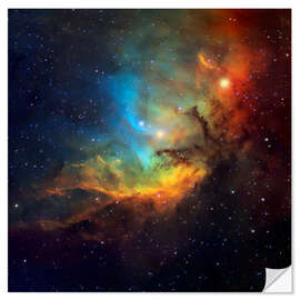 Vinilo para la pared Tulip nebula