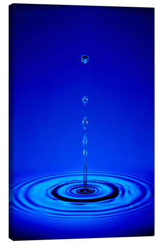 Tableau sur toile Water drop impact