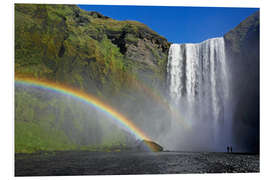 Foam board print Skogafoss waterfall, Iceland