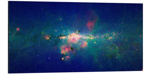 Cuadro de aluminio Milky Way (infrared image)