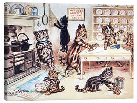 Canvas print  The Picture Book of Kittens 13 - Louis Wain