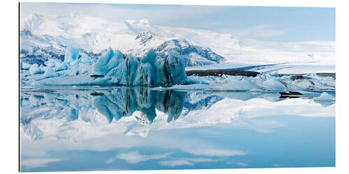 Tableau en plexi-alu Coastline, Iceland