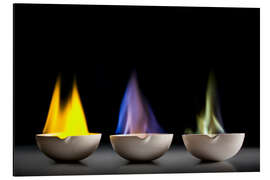 Magnettafel Flammtests