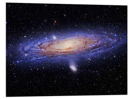 Foam board print Andromeda galaxy