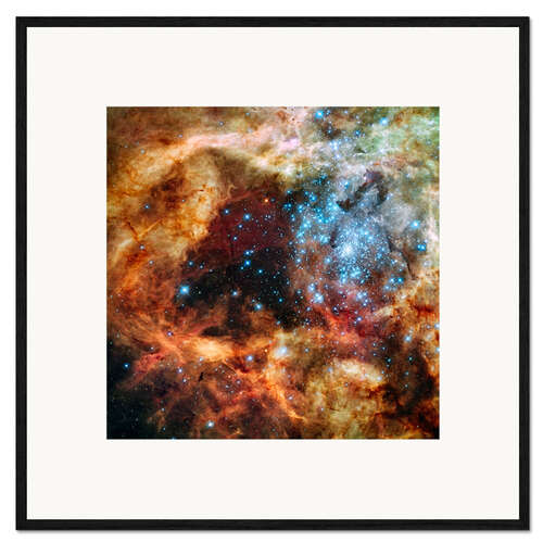 Framed art print Doradus star clusters