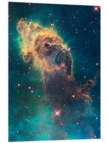 Foam board print Carina Nebula Pillar