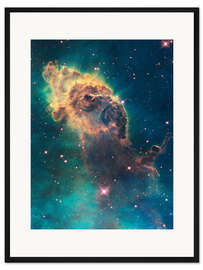 Gerahmter Kunstdruck Carina-Nebelsäule