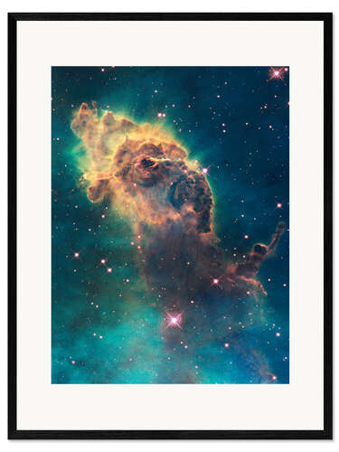 Kehystetty taidepainatus Carina Nebula pillar