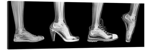 Gallery print Various shoes (radiograph)