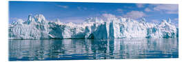 Tableau en verre acrylique Ilulissat icefjord