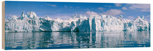 Wood print Ilulissat icefjord