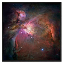 Gerahmter Kunstdruck Orion-Nebel (M42 und M43)