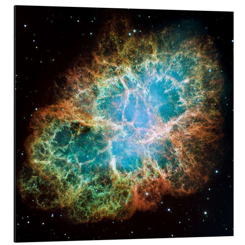 Aluminium print Crab Nebula