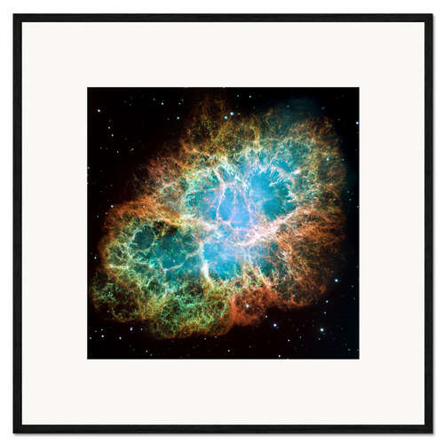 Kehystetty taidepainatus Crab Nebula