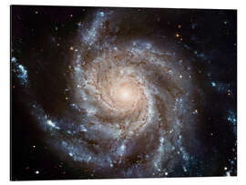 Aluminium print Spiral galaxy M101