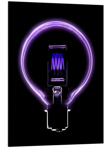Obraz na aluminium Incandescent light bulb filament