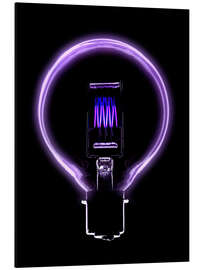 Obraz na aluminium Incandescent light bulb filament