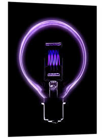 Stampa su PVC Incandescent light bulb filament