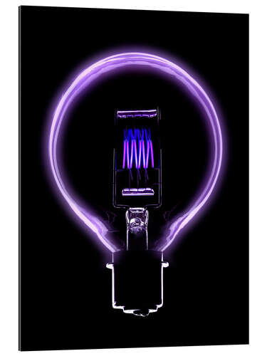 Galleritryk Incandescent light bulb filament