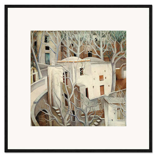Framed art print White trees