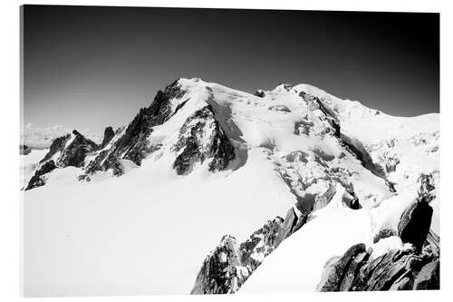 Acrylic print Mont Blanc