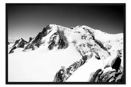 Gerahmter Kunstdruck Mont Blanc