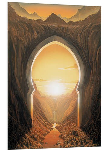 Cuadro de PVC Golden Evening