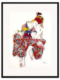 Gerahmter Kunstdruck Kostüm für Nijinsky, Ballett LA PERI