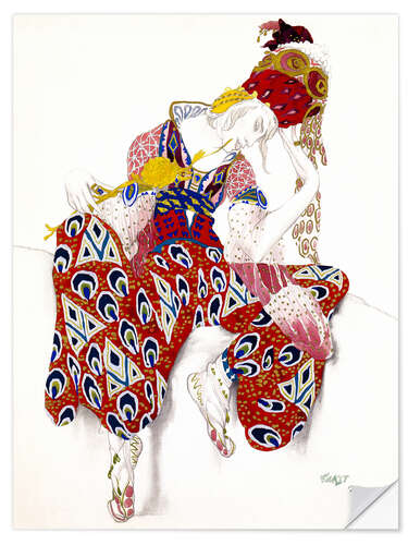 Wall sticker Costume for Nijinsky, ballet LA PERI