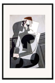 Gerahmter Kunstdruck Josette Gris