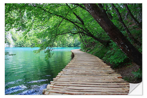 Wall sticker Plitvice Lakes National Park Boardwalk