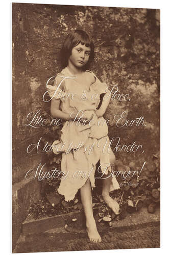 Tableau en PVC Alice Liddell (Alice au pays des merveilles)