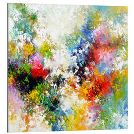 Aluminium print Abstract flower meadow