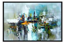 Gerahmter Kunstdruck Abstrakte Energie