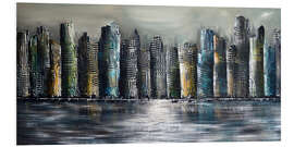 Foam board print Skylines at night II