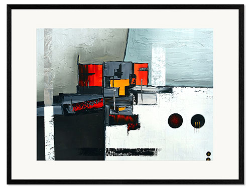 Impression artistique encadrée L'abstraction moderne