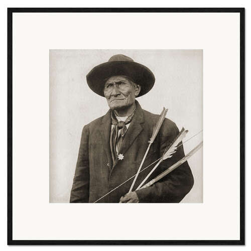 Ingelijste kunstdruk Geronimo