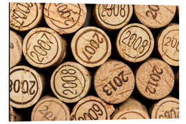 Cuadro de aluminio Wine corks vintages