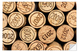 Wall sticker Wine corks vintages