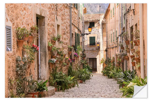 Sticker mural Ruelle de Valldemossa, Majorque