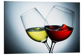 Aluminium print Wine varieties