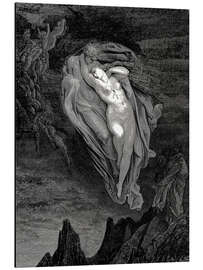 Magnettafel Francesca und Paolo da Rimini Canto